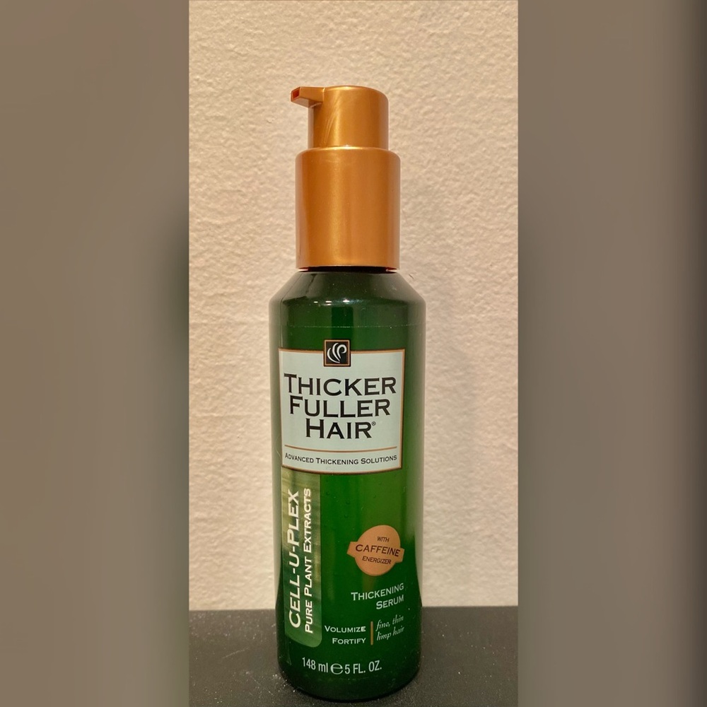 - Thicker fuller hair serum